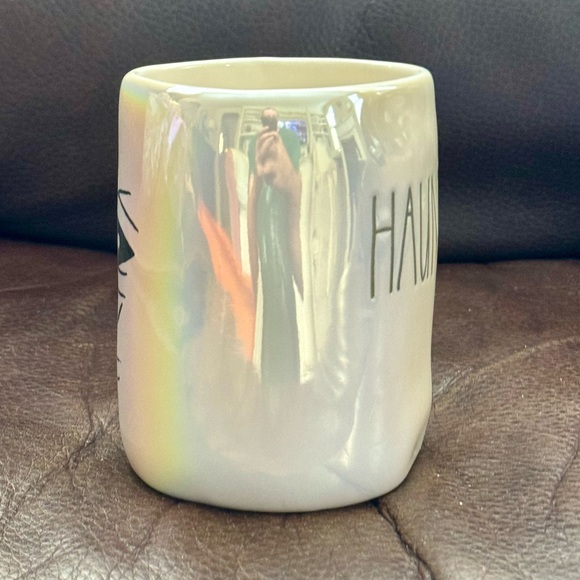 Rae Dunn HAUNTED Mummy Double Sided Iridescent Halloween Mug - Picture 5 of 5